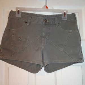 Vintage Silver Brand Army Green Jean Shorts